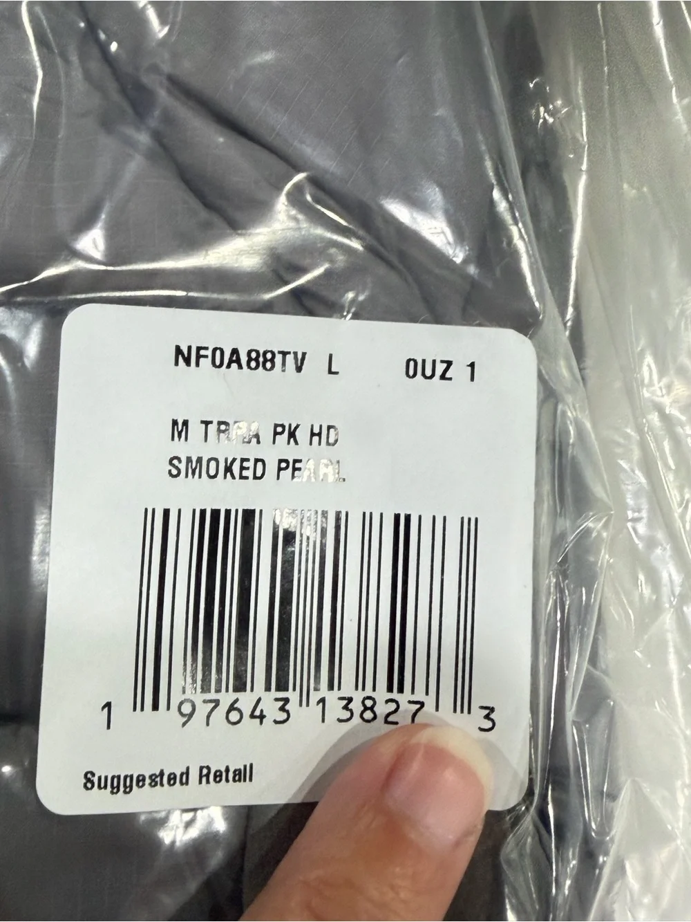 The North Face new tags